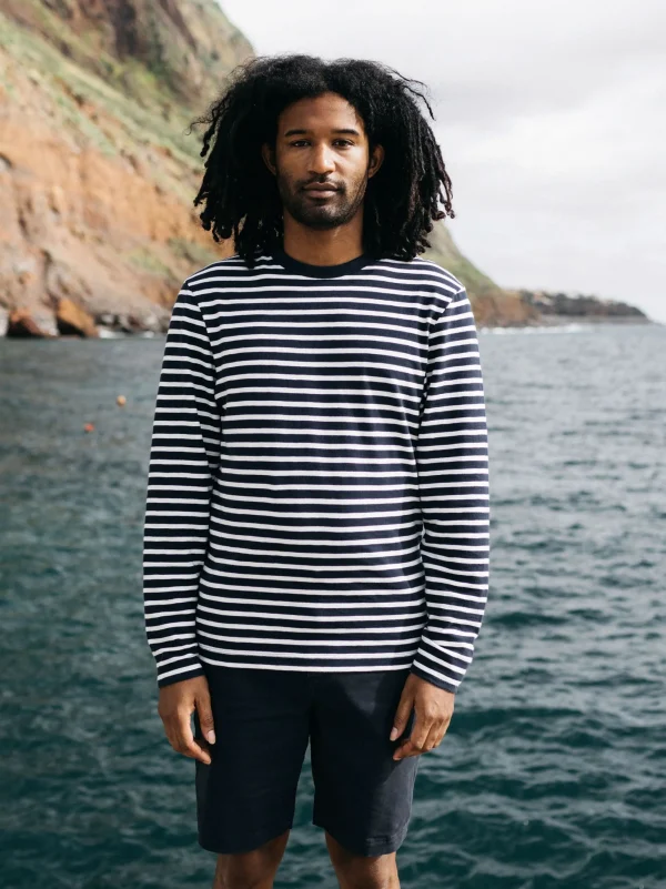 Channel Stripe Long Sleeve T-Shirt*Finisterre New