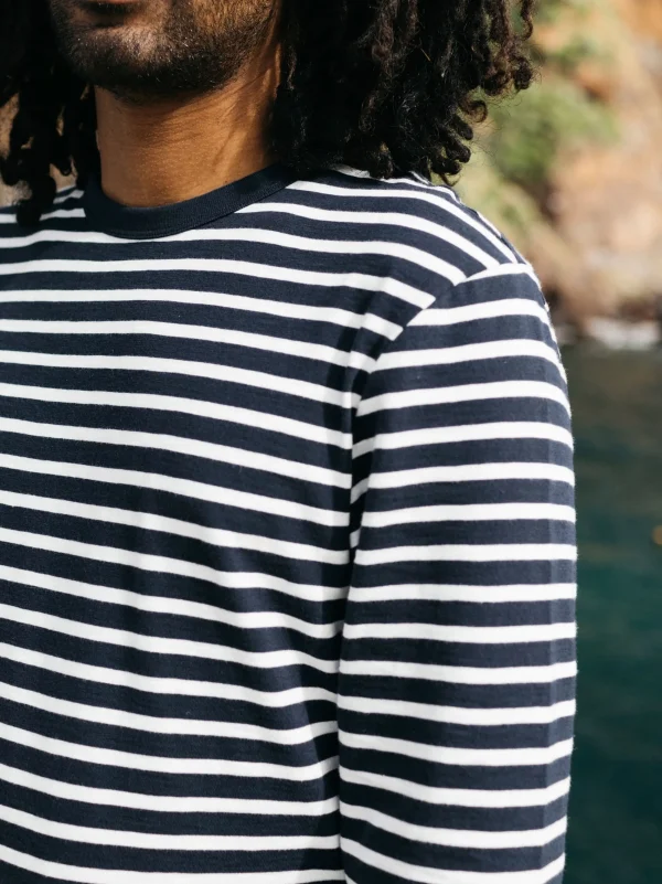 Channel Stripe Long Sleeve T-Shirt*Finisterre New