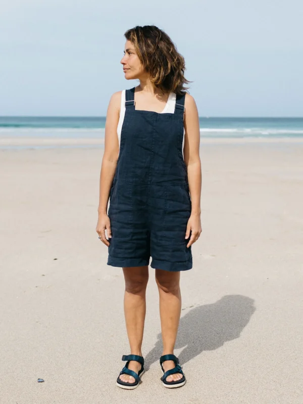 Hale Linen Playsuit*Finisterre Outlet