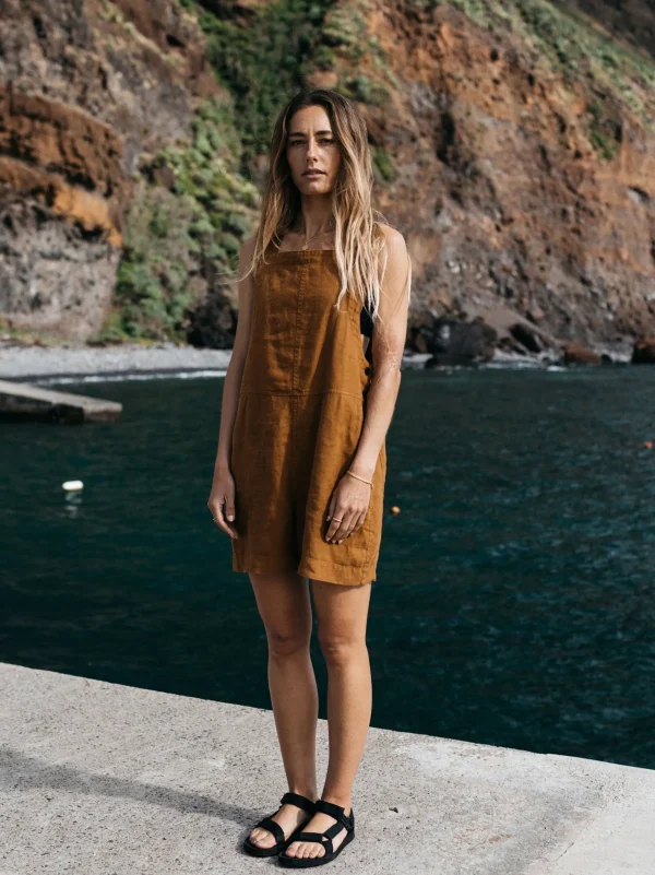 Hale Linen Playsuit*Finisterre New