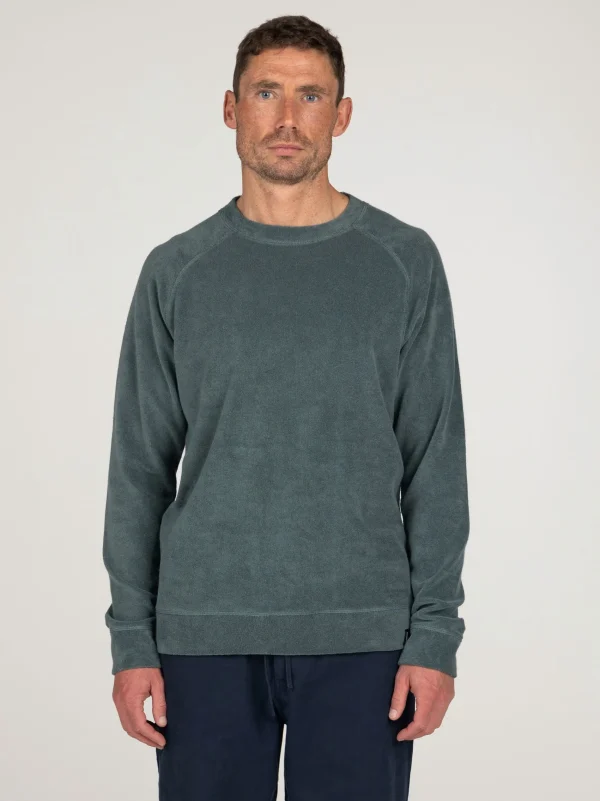 Otis Towelling Crew Sweatshirt*Finisterre Sale