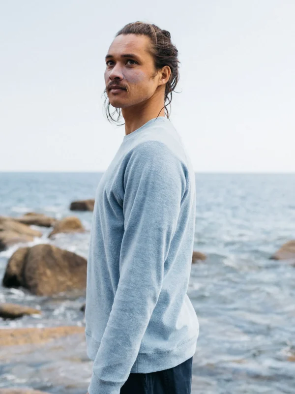 Otis Towelling Crew Sweatshirt*Finisterre Shop