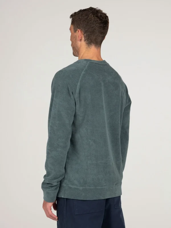 Otis Towelling Crew Sweatshirt*Finisterre Sale