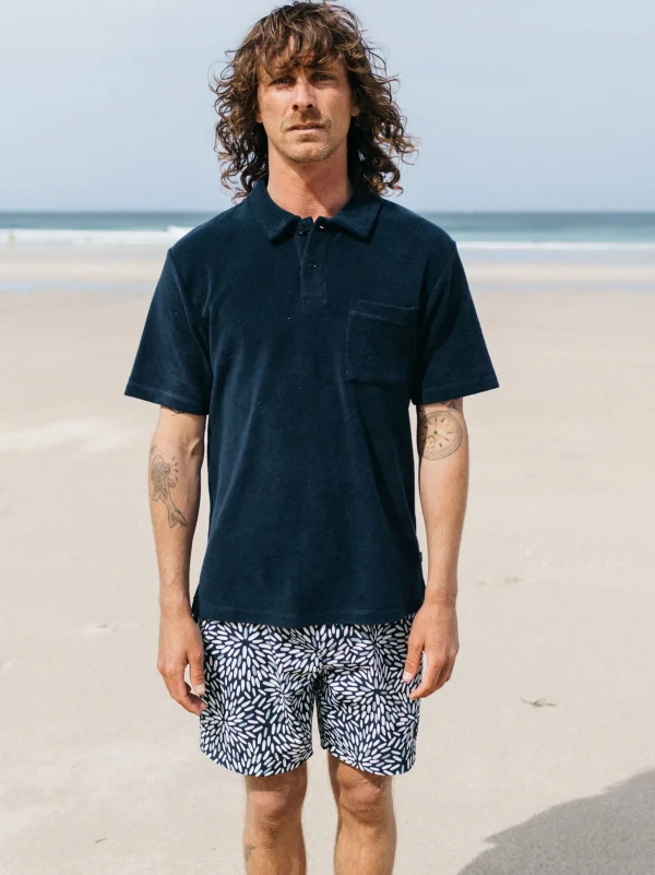 Otis Towelling Polo Shirt*Finisterre Best Sale