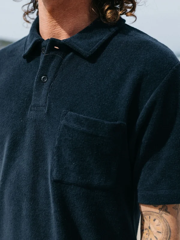 Otis Towelling Polo Shirt*Finisterre Store