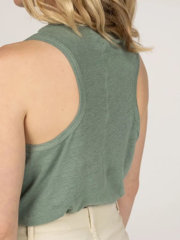 Riviera Linen Vest*Finisterre Outlet